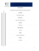 Normatividad en la Estructura Politica de la Educación de México