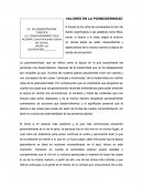 VALORES EN LA POSMODERNIDAD