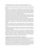 LA REPRESENTACION SOCIAL DE LA INFANCIA Y EL NIÑO COMO CONSTRUCCIÓN – Calarco