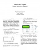 Multimetro Digital Voltimetro,Capacitometro y Ohmnimetro