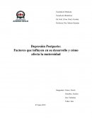 Depresión Postparto: Factores que influyen en su desarrollo y cómo afecta la maternidad
