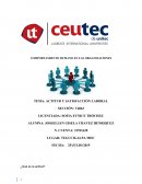 Actitud y satisfacciòn laboral