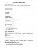 CONTABILIDAD BANCARIA DEPARTAMENTO DE CAJA