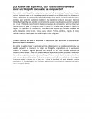 ¿De acuerdo a su experiencia, cuál ha sido la importancia de tomar una fotografía con una ley de composición?