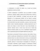 LA EFICIENCIA DE LA GLOBALIZACIÓN FRENTE A ESTE MUNDO CAMBIANTE