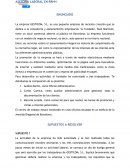 Trabajo Asesoría Laboral en RRHH empresa GESTICOM, S.L
