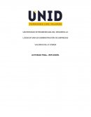 LICENCIATURA EN ADMINISTRACIÓN DE EMPRESAS