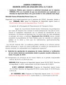 Agenda comentada reunión junta de aviación civil 31/7/2019