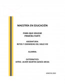 RETOS Y DEMANDAS DEL SIGLO XXI