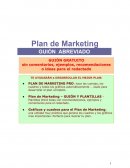 Plan de Marketing GUIÓN ABREVIADO