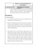 MANUAL PROCEDIMIENTOS CONTABLES