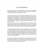 El fracaso de empresas