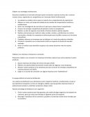 Ejemplo de elaboración de una estrategia multinacional