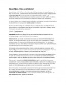 Edward Carr: “¿Qué es la historia?