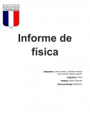 Informe de física Graverdad