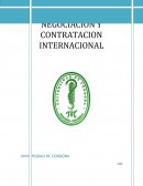 NEGOCIACION Y CONTRATACION INTERNACIONAL