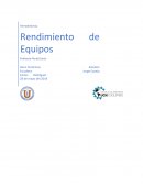 Termodinámica Rendimiento de Equipos