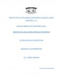 ENSAYO DE LOS JUICIOS ORALES EN MEXICO