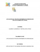 APLICACIÓN DEL PROCESO ENFERMERO EN HEMODIÁLISIS POR LOS ALUMNOS DE CCPASA