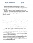 Acto despedida Lili Basile