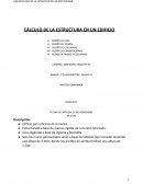 CÁLCULO DE LA ESTRUCTURA EN UN EDIFICIO