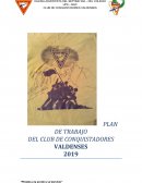 PLAN DE TRABAJO DEL CLUB DE CONQUISTADORES