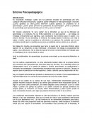 Entorno Psicopedagógico