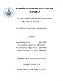 MECANICA DE SOLIDOS 2 REPORTE DE PRACTICA DE LABORATORIO