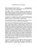 FUNDAMENTOS DE LA ECONOMIA