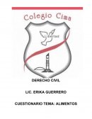 Derecho civil. ¿Cuál es la definición de Alimentos?