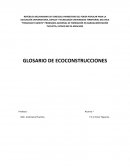 Glosario de ecoconstruccion