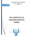 LOS CAMPOS DE LA COMUNICACIÓN NO VERBAL