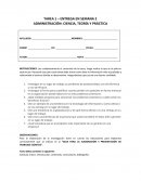 TAREA 1 – ENTREGA EN SEMANA 2 ADMINISTRACIÓN: CIENCIA, TEORÍA Y PRÁCTICA