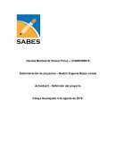 DEFINICIÓN DE PROYECTO