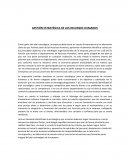 Gestión Estratégica de los Recursos Humanos