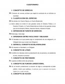Derecho penal cuestionario