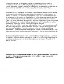 Teologia, explicacion magis. Página 1