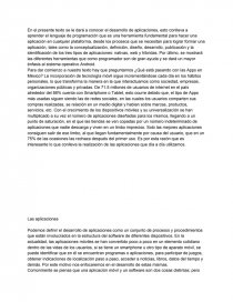 Desarrollo de aplicaciones. Página 1