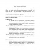 Tipos de Organizaciones cadena comercial Wal-Mart