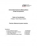 Termofluidos práctica 1