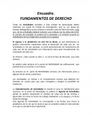 FUNDAMENTOS DE DERECHO