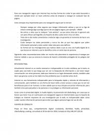 Navegar en internet de forma segura. Página 5