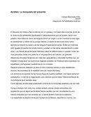 Análisis: La búsqueda del presente. Octavio Paz