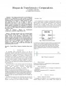 Bloques de Transferencia y Comparadores
