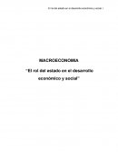 El rol del estado en el desarrollo económico y social
