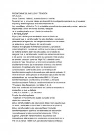 PRUEBA IMPULSO TRAFOS. Página 1