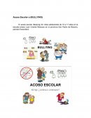 Acoso Escolar o (BULLYING)