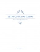 Proyecto Modular, Estructura de Datos