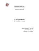 LA TELECOMUNICACIÓN O COMUNICACIÓN A DISTANCIA