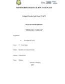 Proyecto Interdisciplinario “PROBLEMA FAMILIAR”